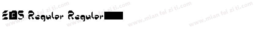 E-B5 Regular Regular字体转换